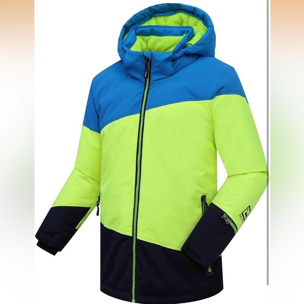 PHIBEE Boy's Waterproof Breathable
Snowboard Ski Jacket Splice Size 4 - Picture 3 of 4